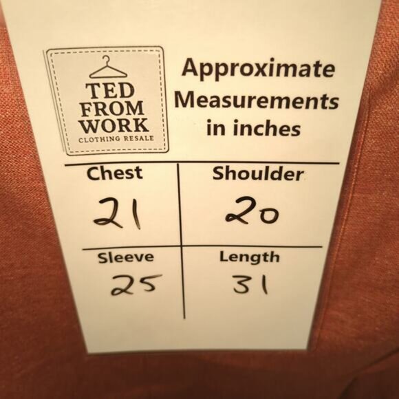 Jos. A. Bank 42R Blazer Men's Tailored Fit 100% Silk Salmon Sport Coat Mexico - Picture 9 of 9